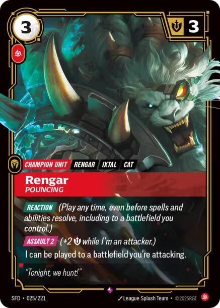 Rengar, Pouncing card image