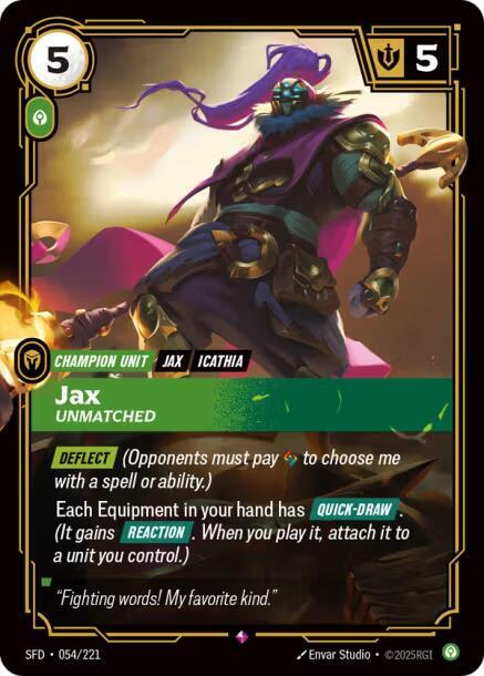 Jax, Unmatched card image
