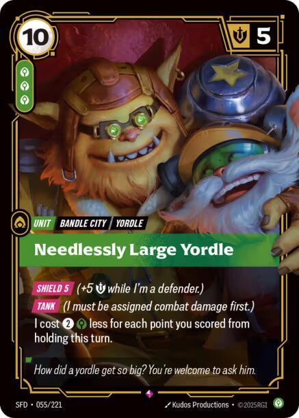 Needlessly Large Yordle card image