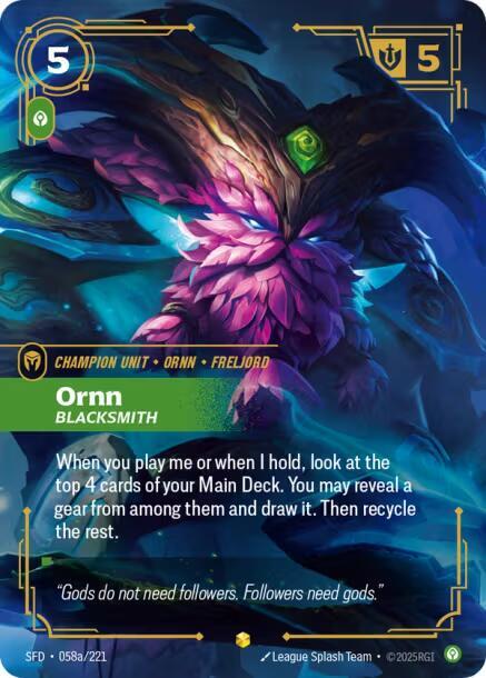 Ornn, Blacksmith (Alternate Art) card image