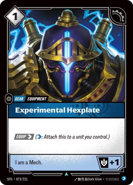 Experimental Hexplate card image