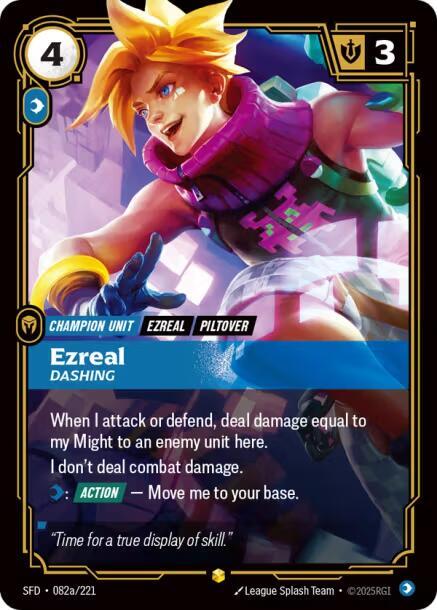 Ezreal, Dashing (Alternate Art) card image