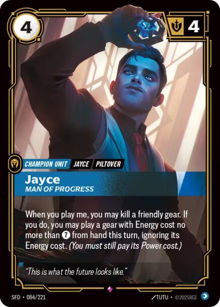 Jayce, Man of Progress card image