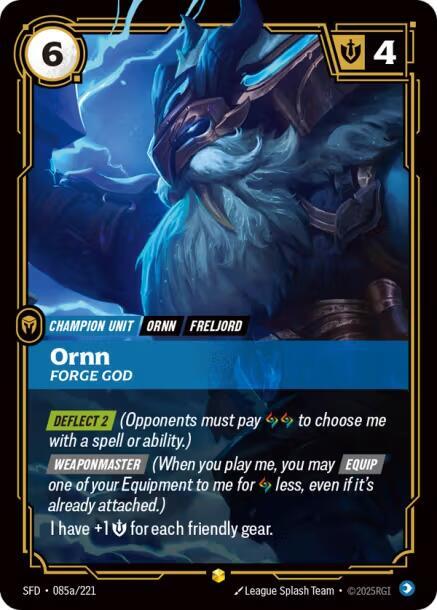 Ornn, Forge God (Alternate Art) card image