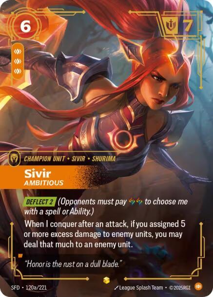 Sivir, Ambitious (Alternate Art) card image