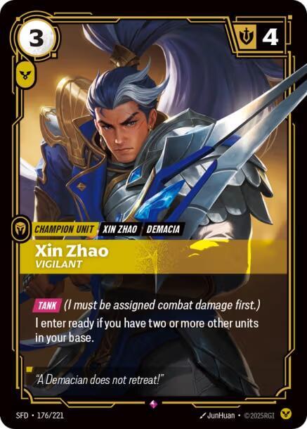 Xin Zhao, Vigilant card image
