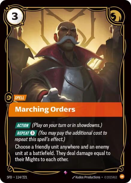 Marching Orders card image