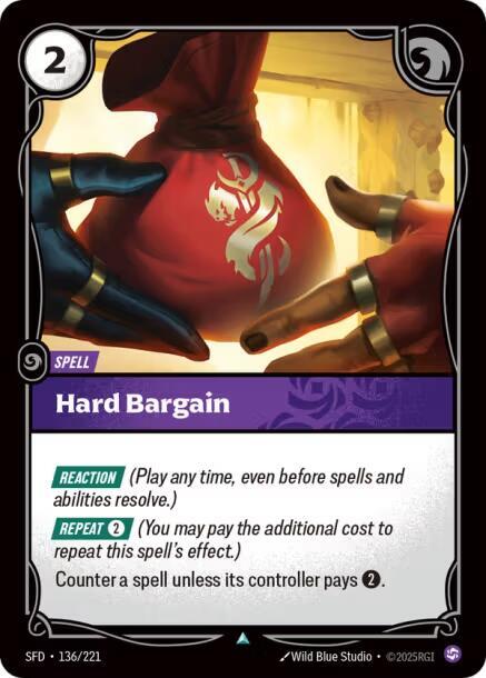 Hard Bargain card image
