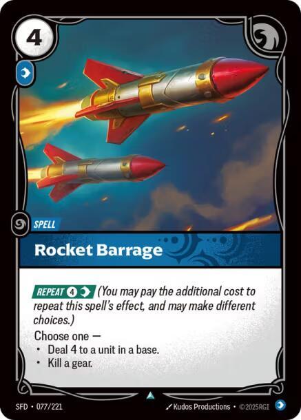 Rocket Barrage card image