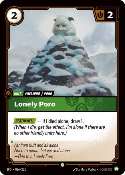 Lonely Poro card image