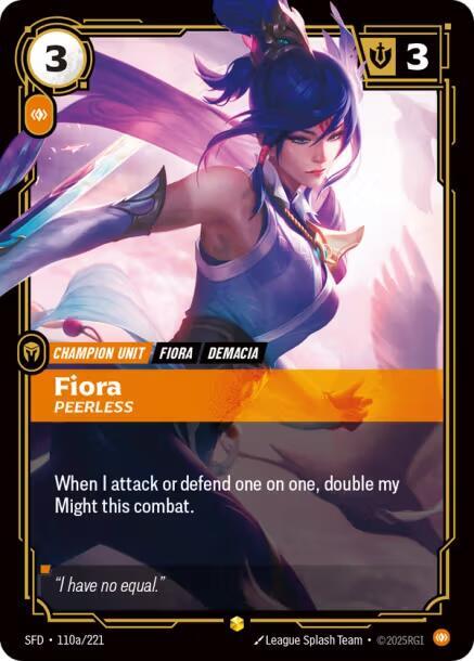Fiora, Peerless (Alternate Art) card image