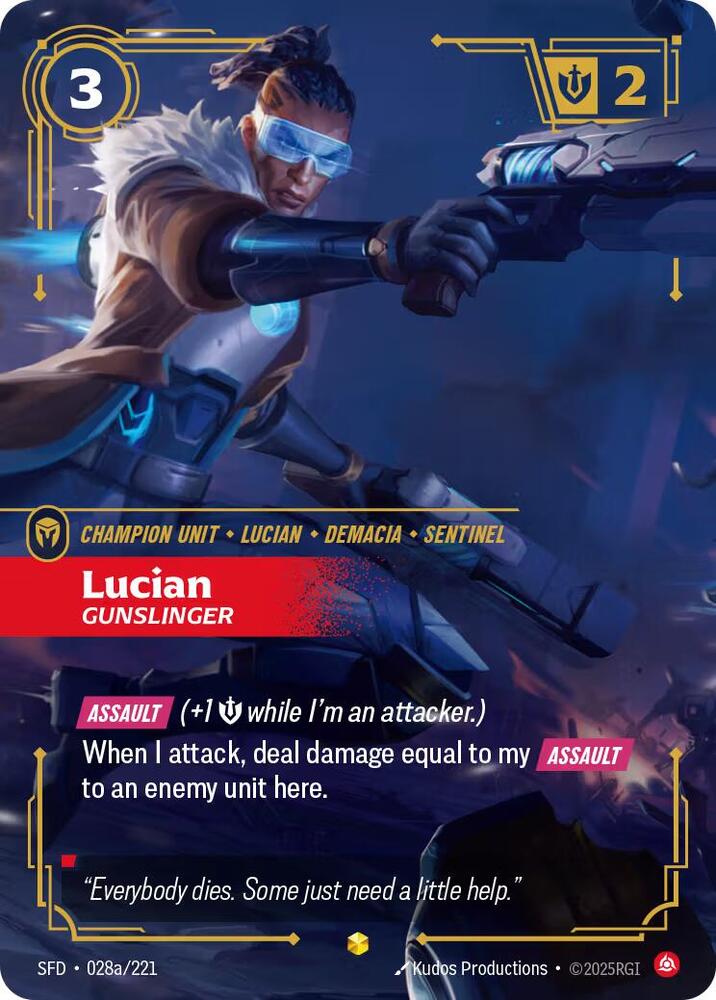 Lucian, Gunslinger (Alternate Art) card image