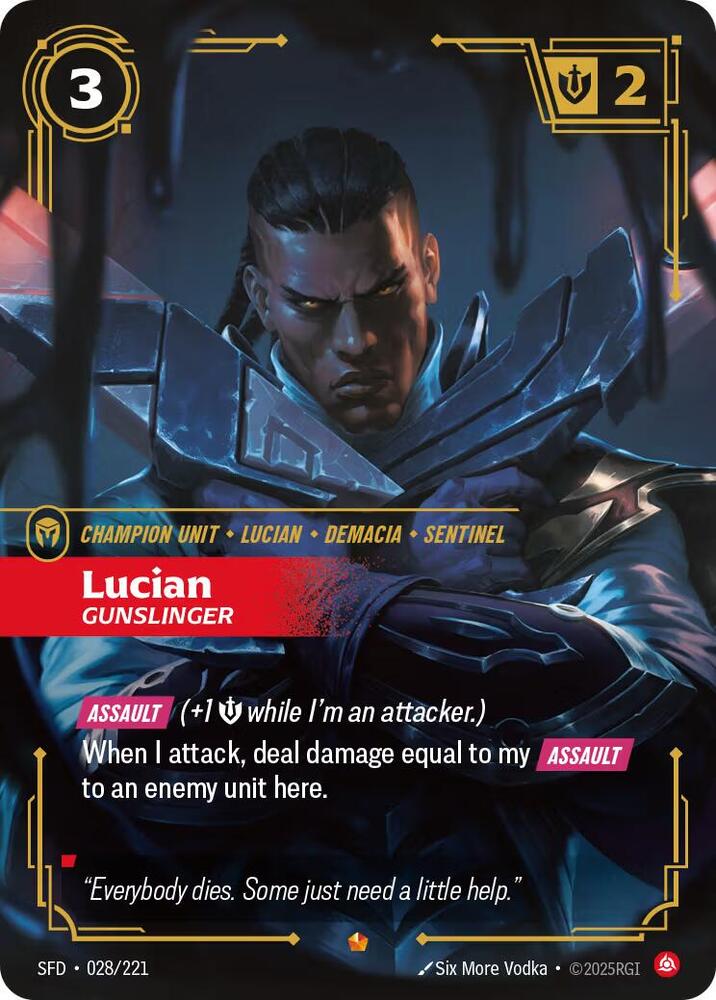 Lucian, Gunslinger card image