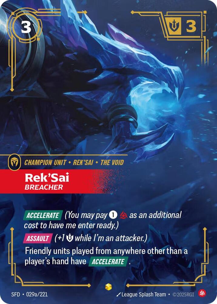 Rek'Sai, Breacher (Alternate Art) card image