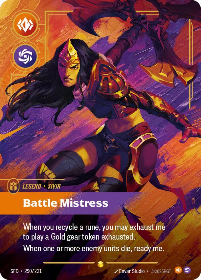 Sivir, Battle Mistress (Overnumbered) card image