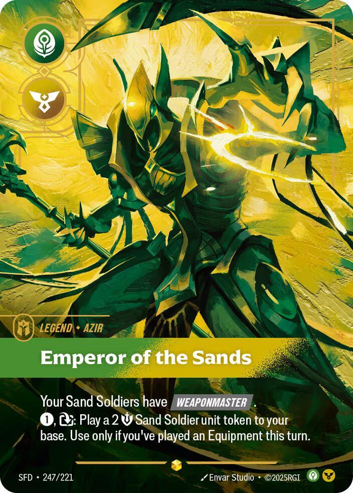 Azir, Emperor of the Sands (Overnumbered) card image