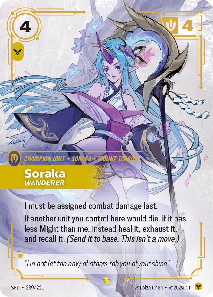 Soraka, Wanderer (Overnumbered) card image