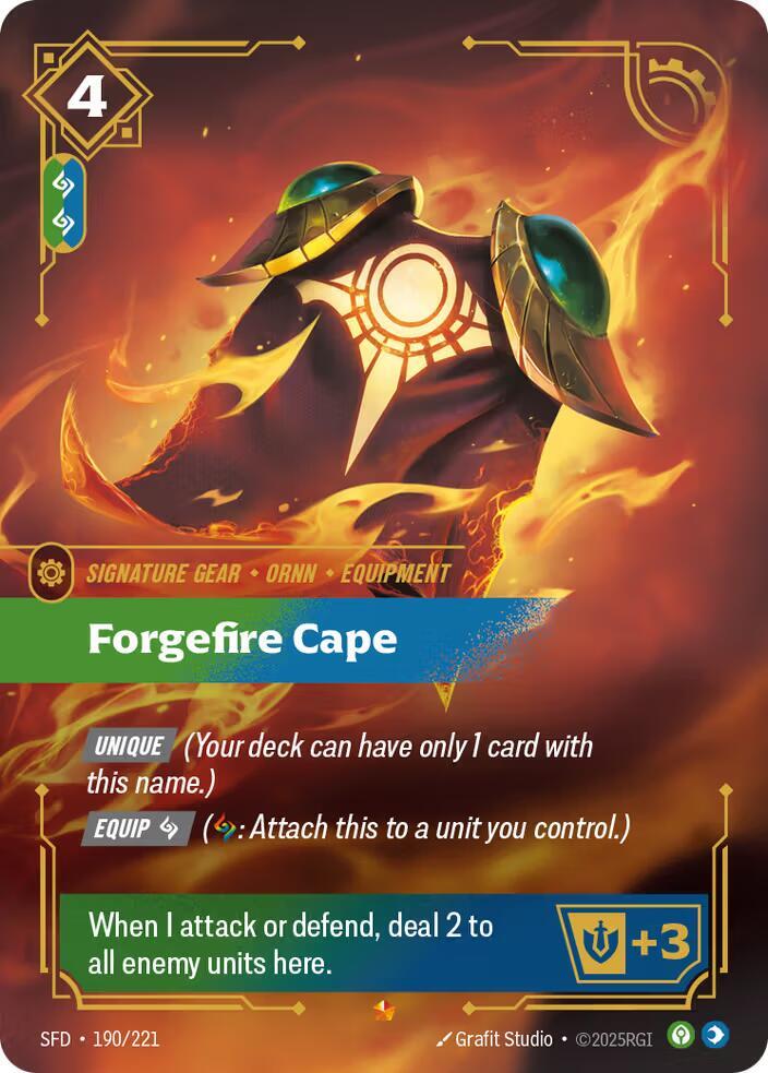 Forgefire Cape card image