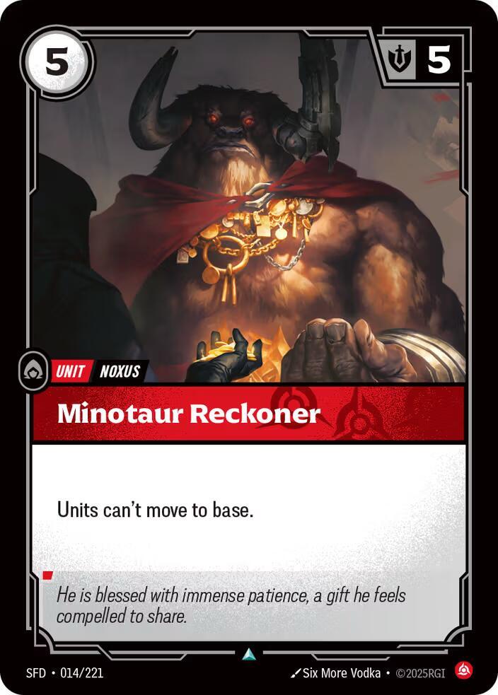Minotaur Reckoner card image