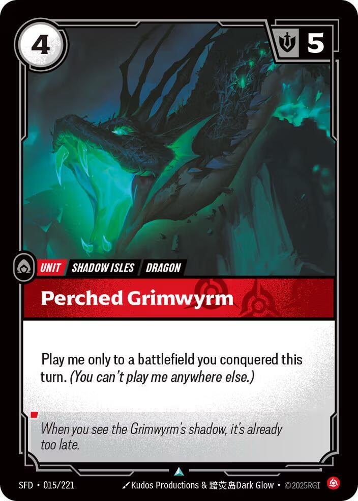 Perched Grimwyrm card image