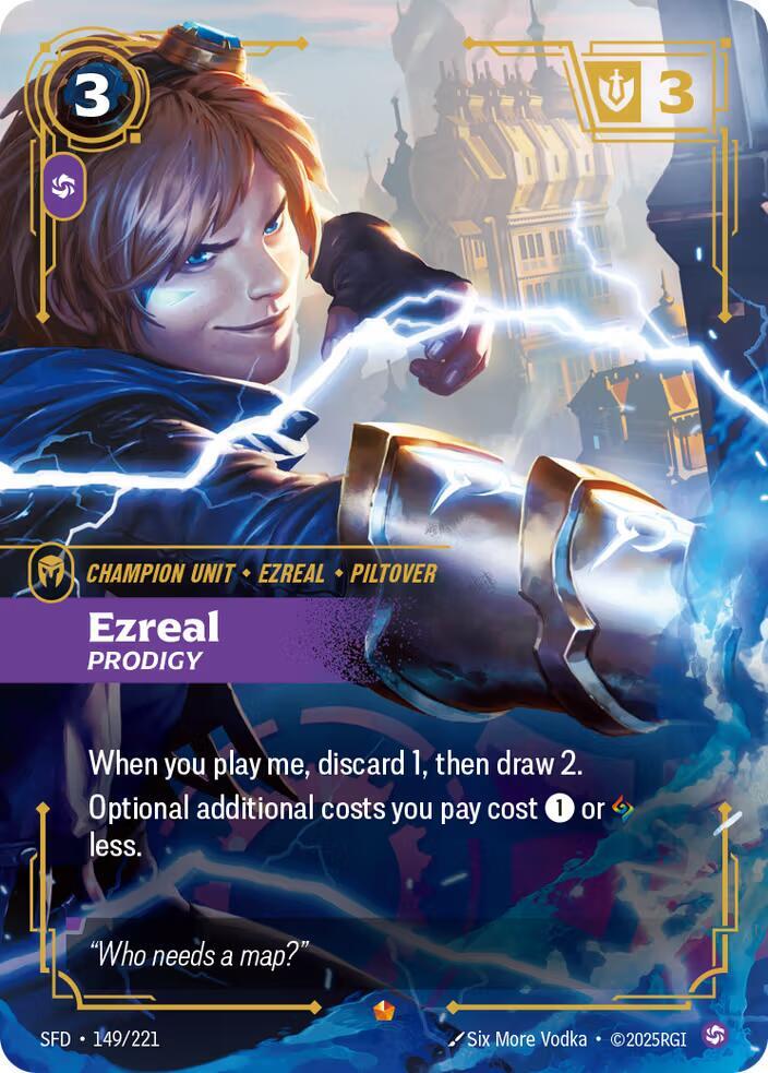 Ezreal, Prodigy card image