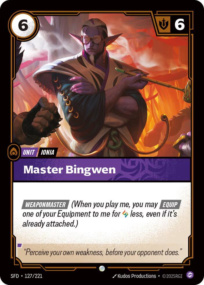 Master Bingwen card image
