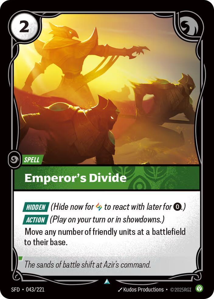 Emperor's Divide card image