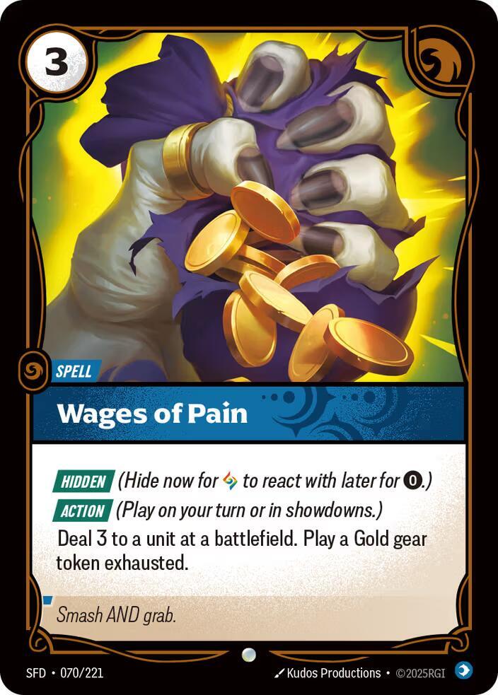 Wages of Pain card image