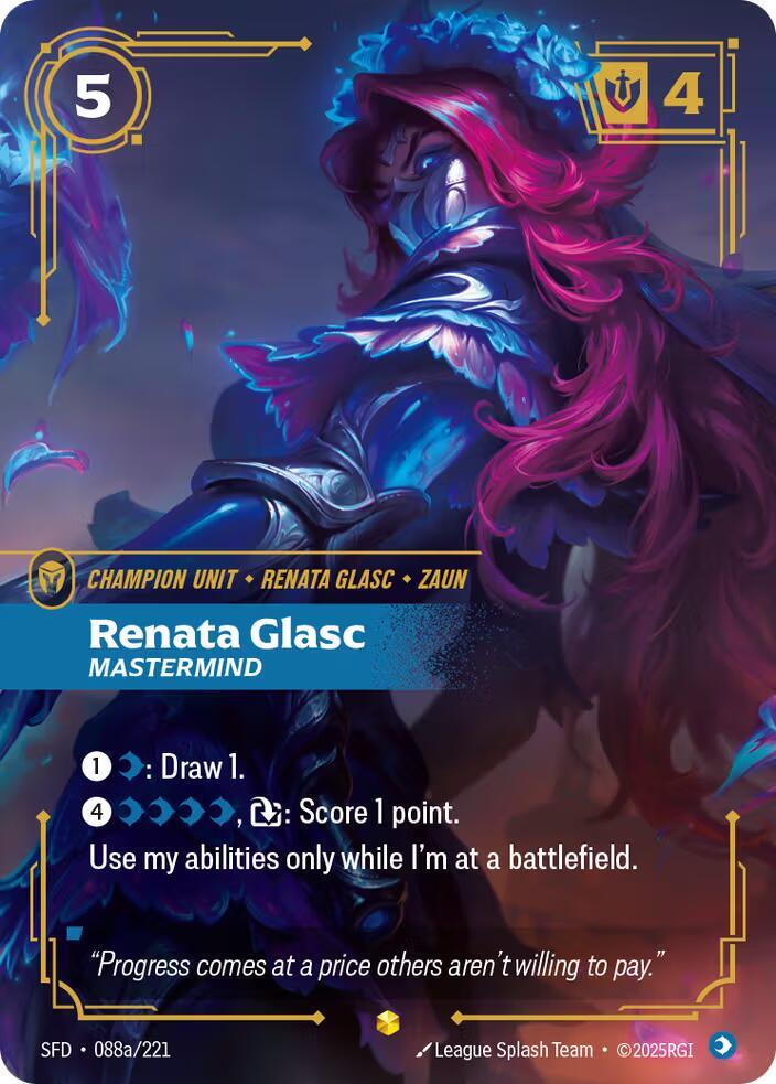 Renata Glasc, Mastermind (Alternate Art) card image
