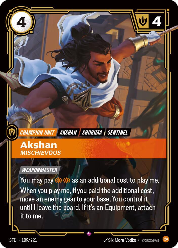 Akshan, Mischievous card image