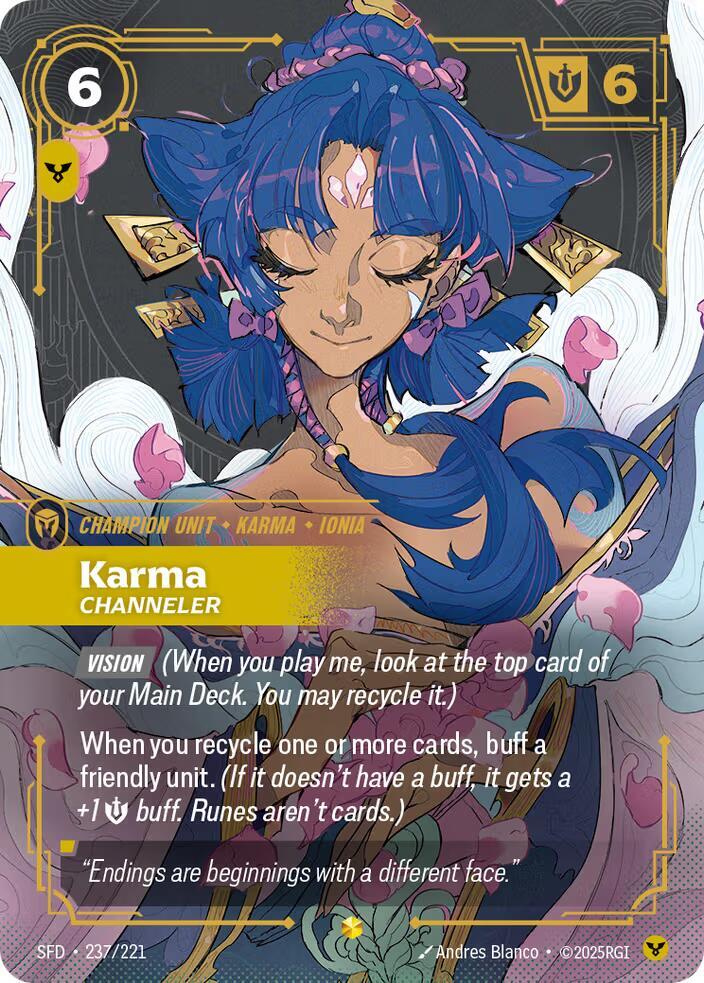 Karma, Channeler (Overnumbered) card image