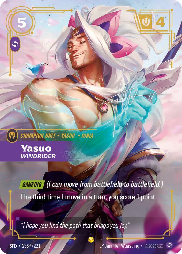 Yasuo, Windrider (Signature) card image