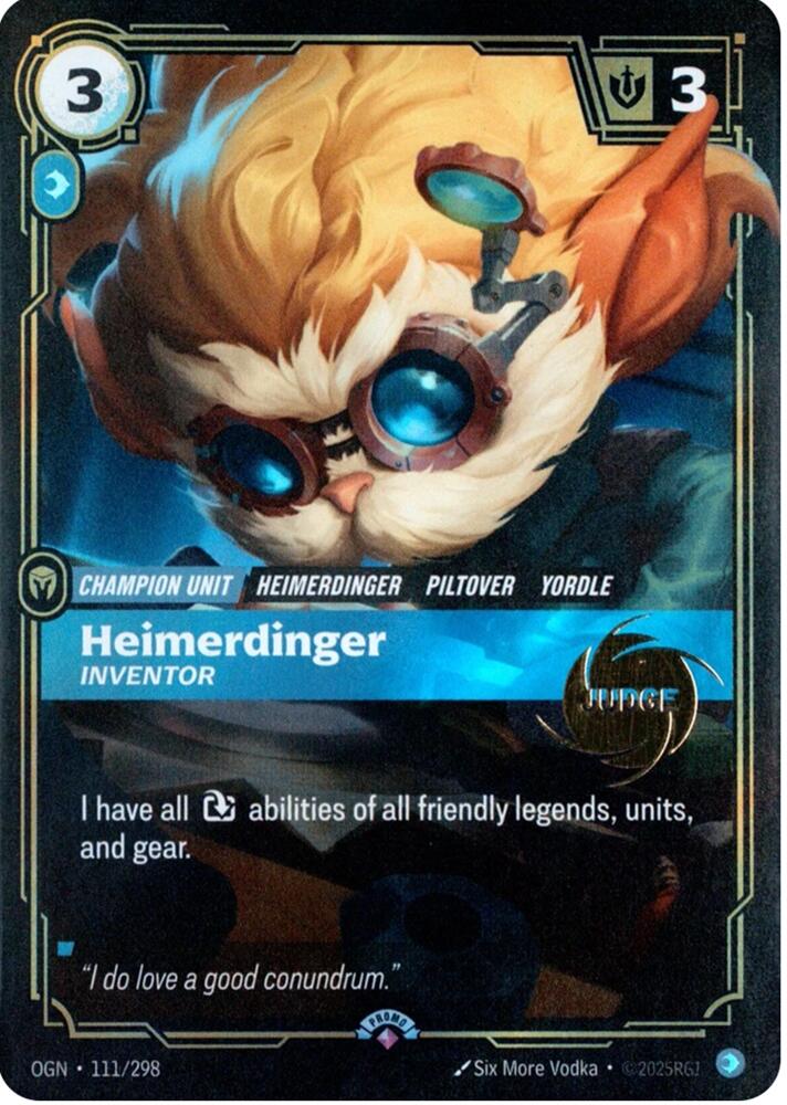 Heimerdinger, Inventor card image