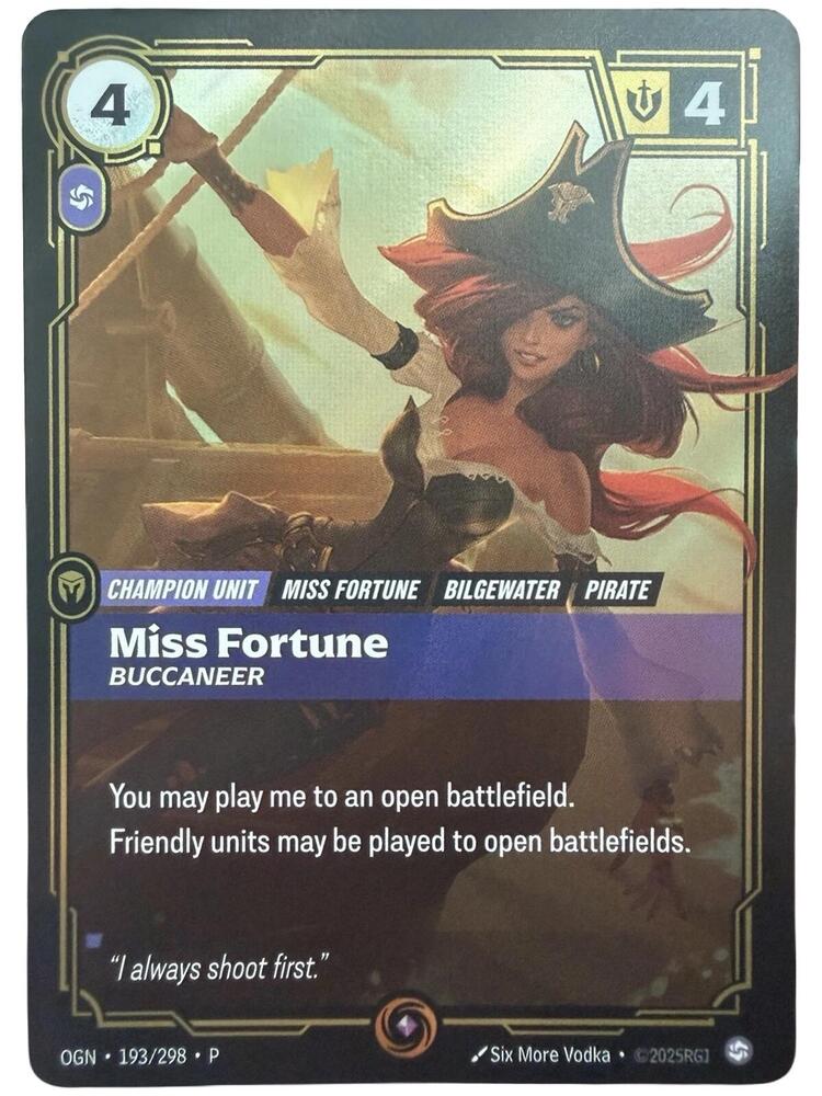 Miss Fortune, Buccaneer card image