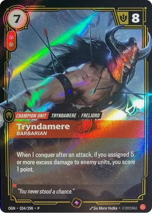 Tryndamere, Barbarian card image