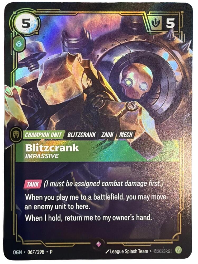 Blitzcrank, Impassive card image