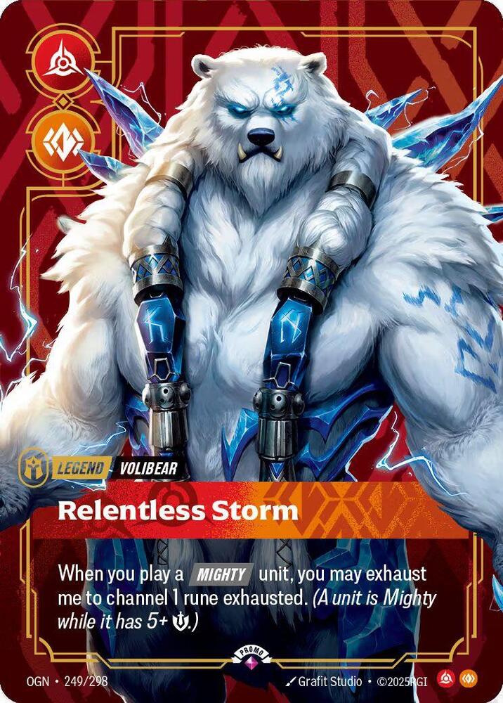 Volibear, Relentless Storm (Metal) (Best Of) card image
