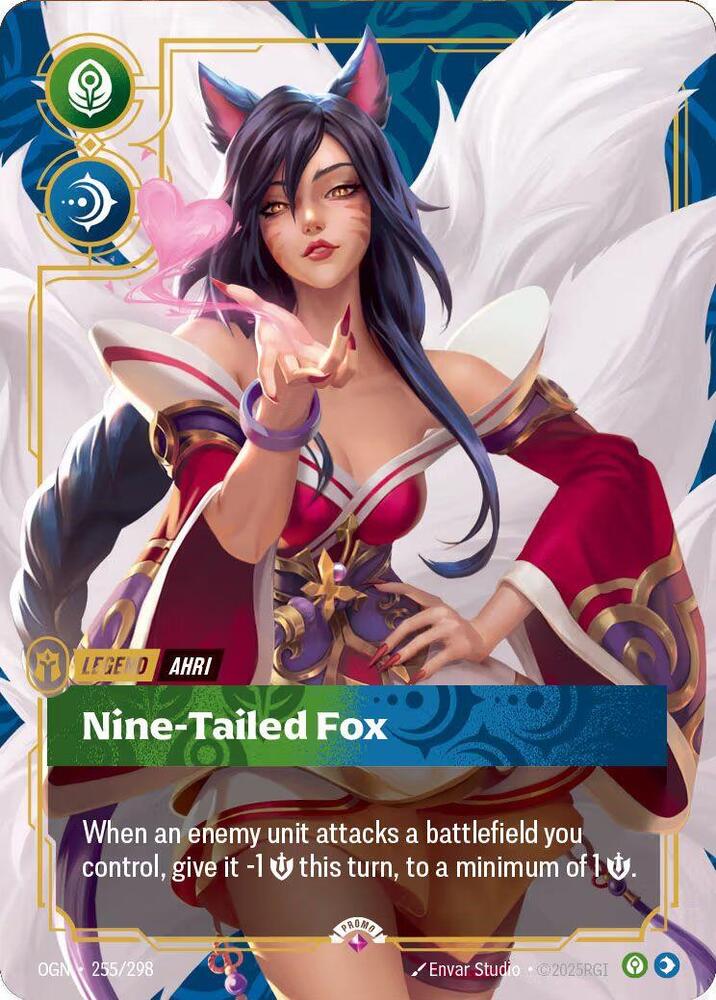 Ahri, Nine-Tailed Fox (Metal) (Best Of) card image