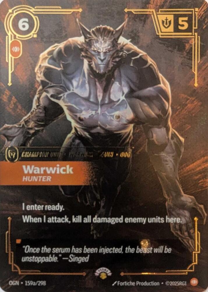 Warwick, Hunter card image