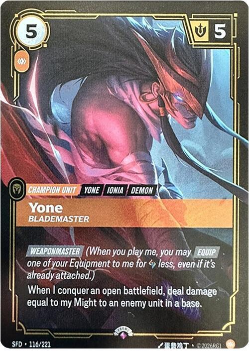 Yone, Blademaster card image