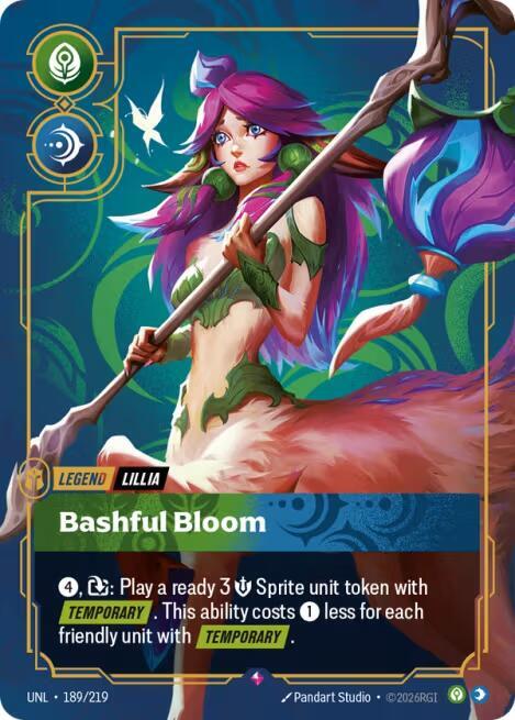 Lillia, Bashful Bloom card image