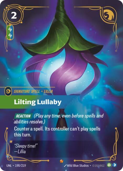 Lilting Lullaby card image