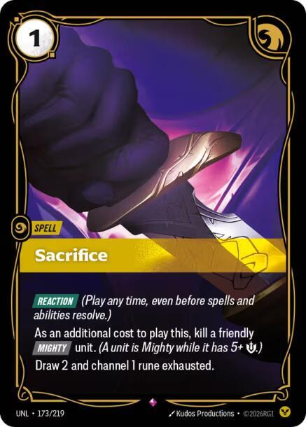 Sacrifice card image