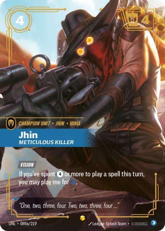 Jhin, Meticulous Killer (Alternate Art) card image