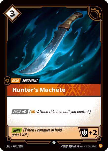 Hunter's Machete card image