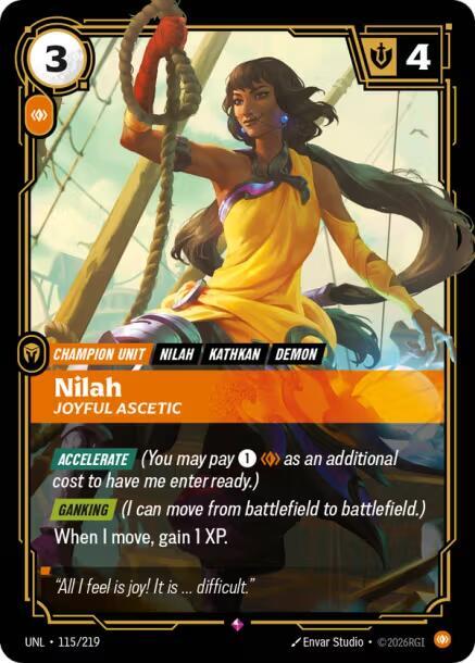 Nilah, Joyful Ascetic card image