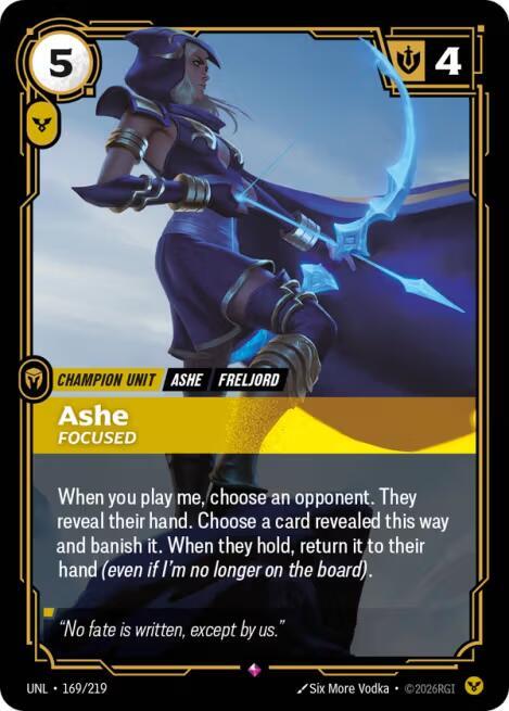 Ashe, Focused card image
