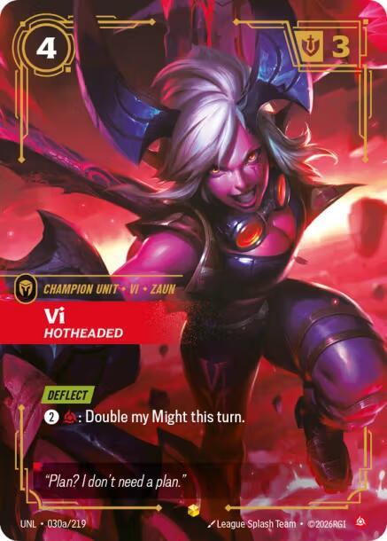 Vi, Hotheaded (Alternate Art) card image