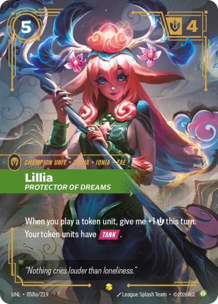 Lillia, Protector of Dreams (Alternate Art) card image