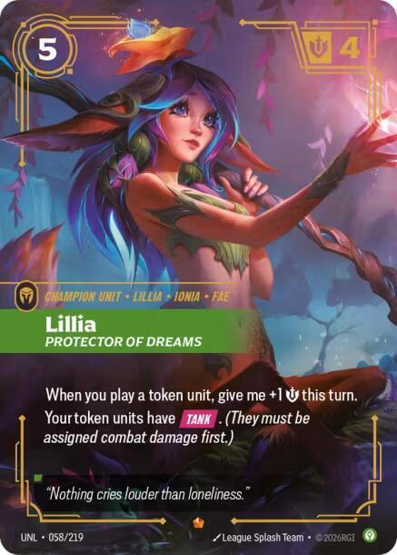 Lillia, Protector of Dreams card image
